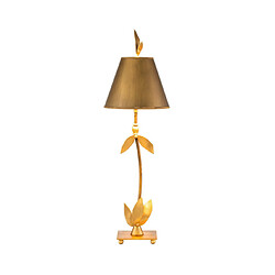 Elstead Lighting Lampe de table Red Acier Feuille d'or