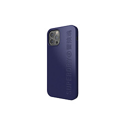 Superdry Coque pour Apple iPhone 12 / 12 Pro Collection "Snap Case Compostable" Bleu