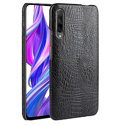 Wewoo Coque PC antichoc texture crocodile + PU pour Huawei Honor 9X / 9X Pro noir