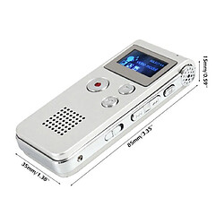 Avis Universal Rechargeable 8 Go d'audio/son/magnétophone numérique Lecteur de musique MP3 Lecteur de musique MP3 (blanc)