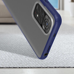 Avis Avizar Coque Xiaomi Redmi Note 11 et Note 11s Hybride Coins Renforcés Contour Bleu