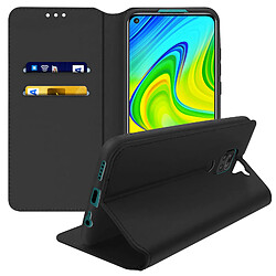 Avizar Housse Xiaomi Redmi Note 9 Étui Folio Portefeuille Fonction Support noir