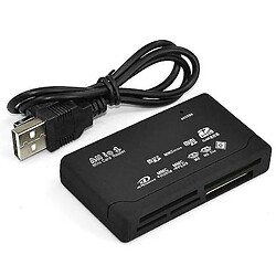 Acheter Universal Tout en 1 lecteur de carte mémoire USB externe SD SDHC Mini Micro M2 MMC CF XD MS