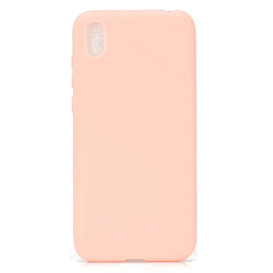 Wewoo Coque Souple Pour Huawei Honor 8S Candy Color TPU Case Rose