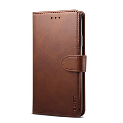 Avis Wewoo Coque Pour iPhone 11 Pro GUSSIM Magnetic Horizontal Flip Leather Case with Holder & Card Slots & & Wallet Brown