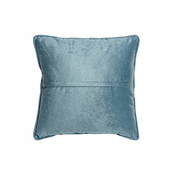 Coussin DKD Home Decor 8424001850389 Bleu Doré Polyester Velours Aluminium (45 x 10 x 45 cm)