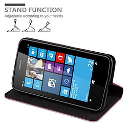 Cadorabo Coque Nokia Lumia 630 / 635 Etui en Rouge pas cher