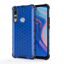 Wewoo Coque Pour Huawei Y9 Prime 2019 Étui en nid d'abeille antichoc PC + TPU bleu