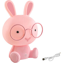 Lampe de bureau Alexandra House Living Rose Plastique 20 x 31 x 17 cm Lapin pas cher