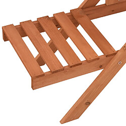 Acheter vidaXL Support pour plantes 83x25x132 cm Bois de sapin massif