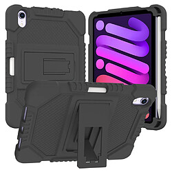 Coque en TPU antichoc avec béquille noir pour votre iPad mini (2021)