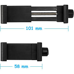 Adaptateur universel pour trépied de téléphone Le support pour smartphone est compatible avec le trépied standard 1/4 "- 20 tête de vis trépied selfie stick