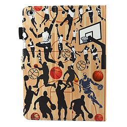 Avis Wewoo Coque pour iPad mini 4 / mini 3 / mini 2 / mini Universel Basketball Sports Motif Horizontal Flip Cuir Housse de protection avec Holder & Card Slots & Sommeil