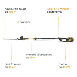 Stiga SPH 700 AE Taille haies à batterie