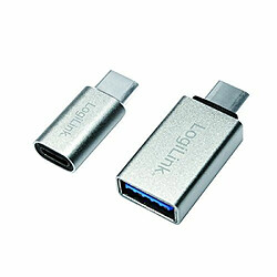 LogiLink au0040USB 3.1type C vers USB 3.0Adaptateur Micro USB type A Argent