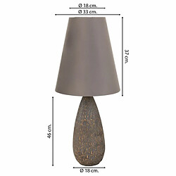 Avis Lampe de bureau Alexandra House Living Argent Polyrésine 220-240 V 18 x 46 x 18 cm