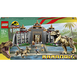 LEGO 76961 Le centre des visiteurs L attaque du T rex et du velociraptor