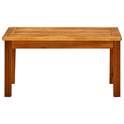 vidaXL Table basse de jardin 70x40x36 cm Bois solide d'acacia