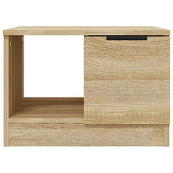 Acheter vidaXL Table basse chêne sonoma 50x50x36 cm bois d'ingénierie