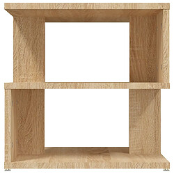 Avis vidaXL Table d'appoint Chêne sonoma 40x40x40 cm Aggloméré