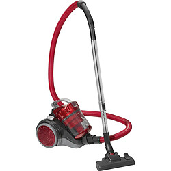 Aspirateur cyclonique sans sac, efficacité énergétique A, 700 Watt, 700, Rouge, Clatronic, BS 1302