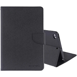 Wewoo Housse Étui Coque en cuir à rabat horizontal FANCY DIARY pour iPad Mini 2019avec porte-cartes et porte-cartesavec porte-monnaie Noir