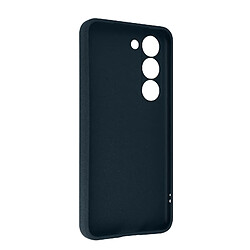 Avizar Coque pour Galaxy S23 Silicone Flexible avec Détails pointillés bleu nuit