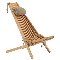 Ecofurn Chilienne en bois EcoChair (coussin offert) Aulne.