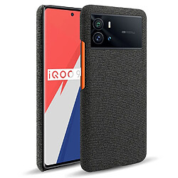 Coque en TPU + PU noir pour votre Vivo iQOO 9 Pro