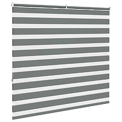 Avis vidaXL Store zèbre gris foncé largeur du tissu 150,9 cm polyester