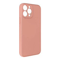 Avizar Coque iPhone 13 Pro Max Silicone Semi-Rigide avec Finition Soft Touch rose