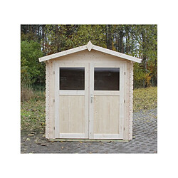 Maison De La Tendance Abri de jardin LUCIOLE en bois épicéa 216x216 cm H. 234 cm