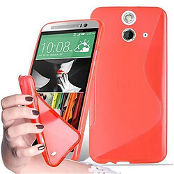 Cadorabo Coque HTC ONE E8 Etui en Rouge