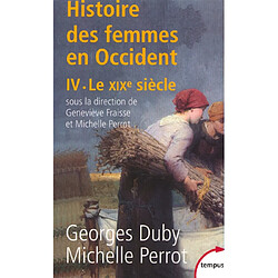 Histoire des femmes en Occident. Vol. 4. Le XIXe siècle - Occasion