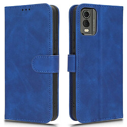 Htdmobiles Housse pour Nokia C32 - etui coque pochette portefeuille + film ecran - BLEU