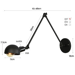 Universal Applique LED Noir Elegant