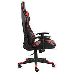 Avis Maison Chic Chaise de jeu, Chaise gaming pivotante, Fauteuil gamer d'ordinateur,Chaise de Bureau Rouge PVC -GKD34512