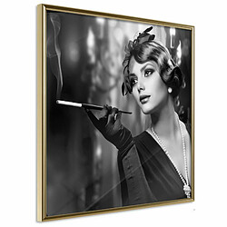 Paris Prix Affiche Murale Encadrée Classic Elegance 20 x 20 cm Or