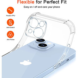 Avis Coque Silicone Angles Renforces + 2 Vitres Protection Ecran Pour Apple iPhone 14 Little Boutik®