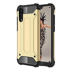 Wewoo Coque renforcée or pour Huawei P20 Full-Rugged TPU + PC Combinaison Couverture Arrière Cas