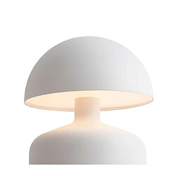 LEITMOTIV Lampe à poser Umatilla - H. 15 cm - Blanc pas cher