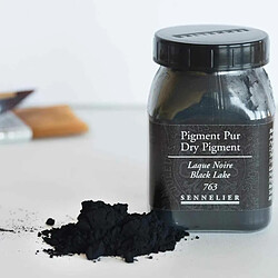 Raphael Pigment pour création de peinture - pot 80 g - Laque noire