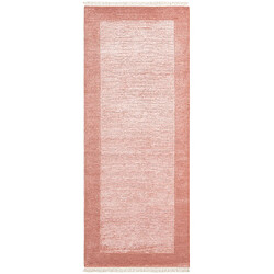 Vidal Tapis de couloir en laine 244x99 rose Darya