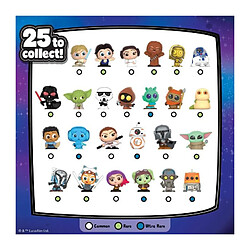 Figurines a collectionner - STAR WARS - Capsule Galaxy Peek - 4 figurines, 4 cm, 25 a collectionner pas cher