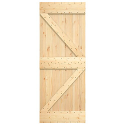 Acheter vidaXL Porte NARVIK 70x210 cm bois massif de pin