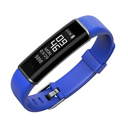 Wewoo Bracelet connecté Smartwatch Fitness Tracker 0.87 pouces OLED Smartband Smart écran, IP67 étanche, soutien Sports Mode / Moniteur de sommeil / caméra à distance / Information de rappel bleu