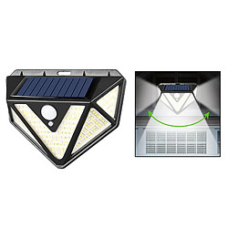 Acheter 166 LED Solaire Mouvement S'allume En Plein Air Mur Escrime Lampe pour Cour Terrasse Garage Pont