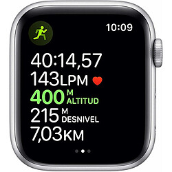 Acheter Apple Watch Serie 5 GPS, Boîtier 40mm Aluminium Argent et bracelet sportif blanc · Reconditionné