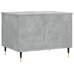 Acheter vidaXL Table basse Gris béton 60x44,5x45 cm Bois d'ingénierie