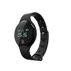 Bracelet de mouvement étape Bluetooth Smart Watch avec grand écran noir